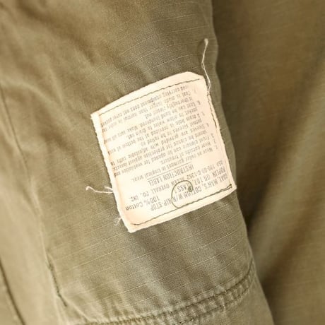 60's U.S.ARMY Jungle Fatigue Jacket 4th