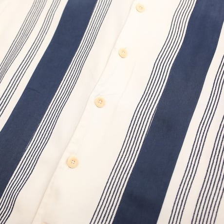 Nat Nast 50s Style Open Collar Silk S/S Shirt