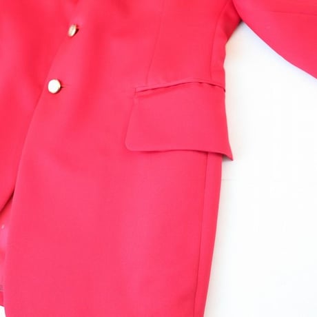 Seargent Uniform Blazer (Red, with black satin collar)