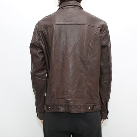 Levi's Leather Trucker Jacket "Big E"