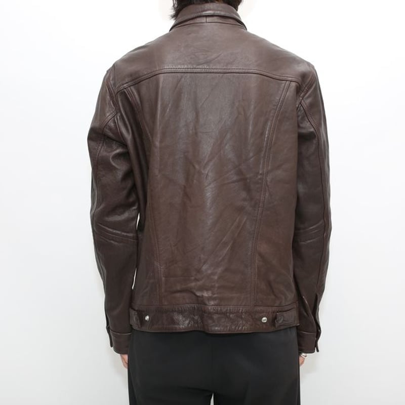 Levi's Leather Trucker Jacket 