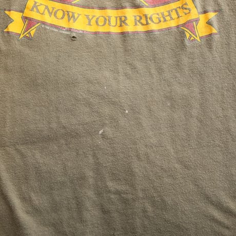 The Clash "Combat Rock North American Tour" T-Shirt