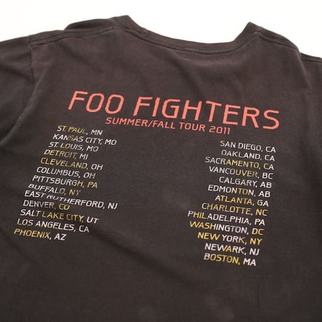 Foo Fighters 2011 Tour T-Shirt