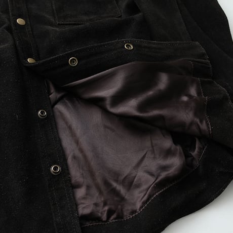 スウェード スナップジャケット Vintage Suede Jacket