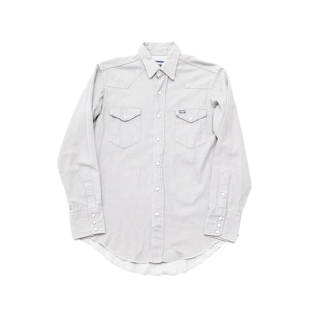 Wrangler Gray Denim Western Shirt