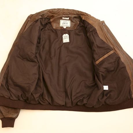 A2 Type Flight Leather Jacket Dead Stock