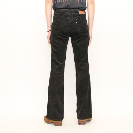 Levi's Black Corduroy Flared Pants Big E