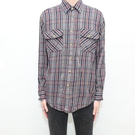 90's Plaid Acrylic Shirt