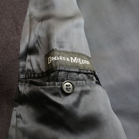 Double Brested Crombie Wool Coat Made In England