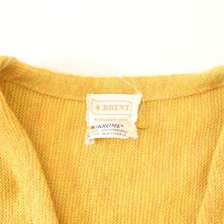 60's Brent Acrylic Knit Cardigan