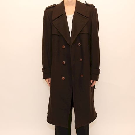 Euro Vintage Double Breasted Wool Coat