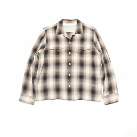 Rayon Ombre Check L/S Shirt