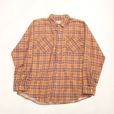 Plaid Print Flannel Shirt