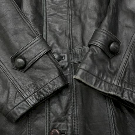 Black Leather Coat