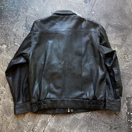 Flight Leather Jacket Black