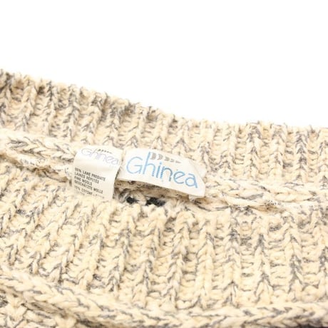 Vintage Design Wool Knit Sweater