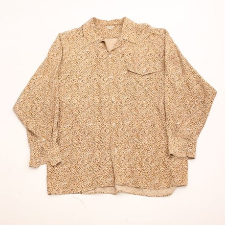 Open Collar L/S Shirt