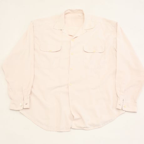 Open Collar Silk L/S Shirt