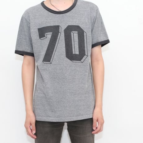 Numbering Ringer T-Shirt MADE IN USA