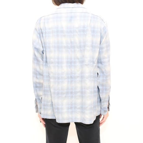70's Pendleton Open Collared Check Wool L/S Shirt
