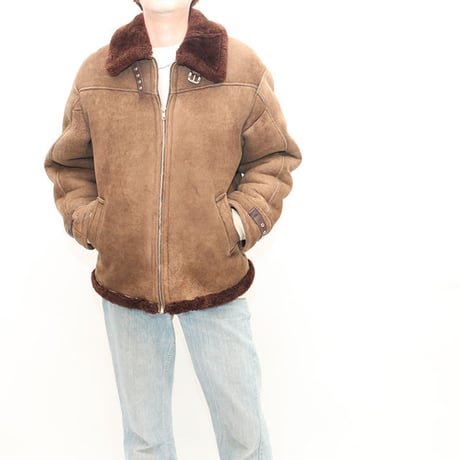 Vintage B-3 Type Mouton Jacket   