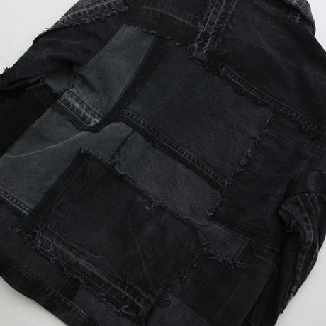 Levi's Patchwork Remake Black Denim Jacket