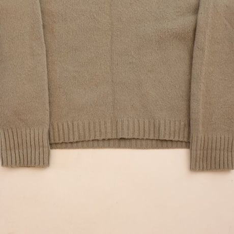 Vintage Mohair Wool V-Neck Knit Sweater