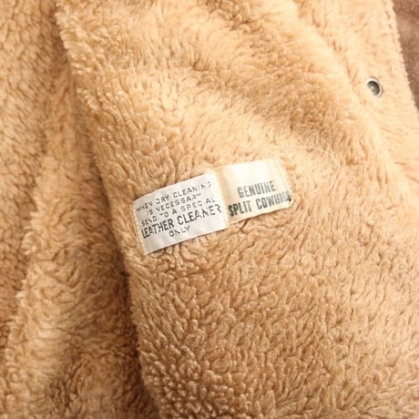 70's J.C.Penny Suede Boa Jacket