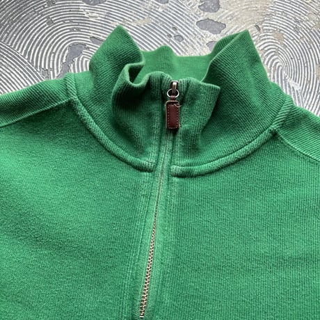 Polo by Ralph Lauren Half Zip Cotton Knit Sweater
