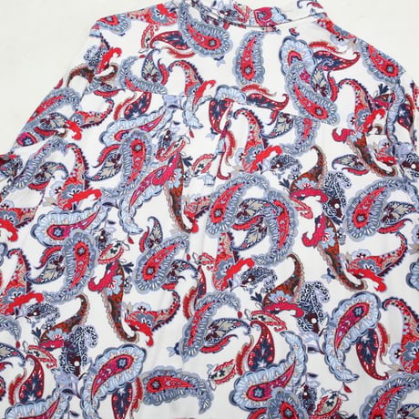 Paisley Pattern Rayon L/S Shirt