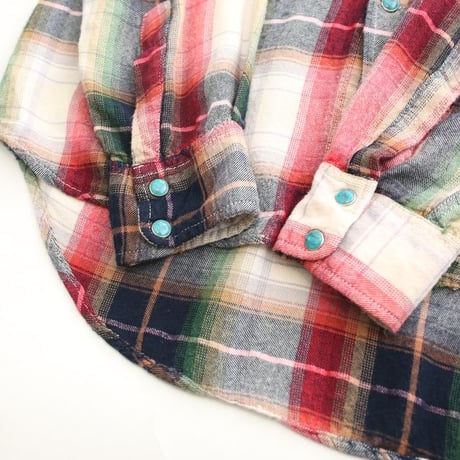 Levi's Ombre Plaid Western Shirt