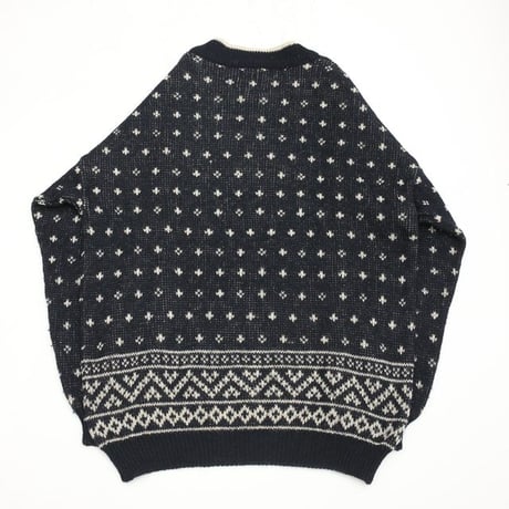 Half Zip Wool Knit Sweater
