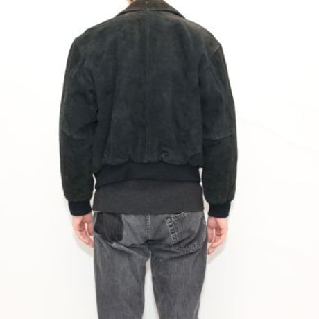 A-2 Type Flight Suede Leather Jacket