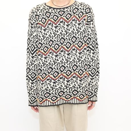 Ramie × Cotton Knit Sweater