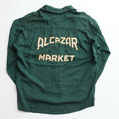 ビンテージ刺繍シャツ マーブルボタン Vintage L/S Shirt