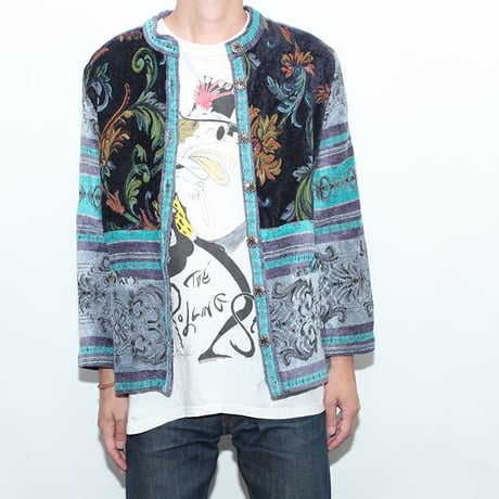 ジャガードジャケット funny Pattern Jacket