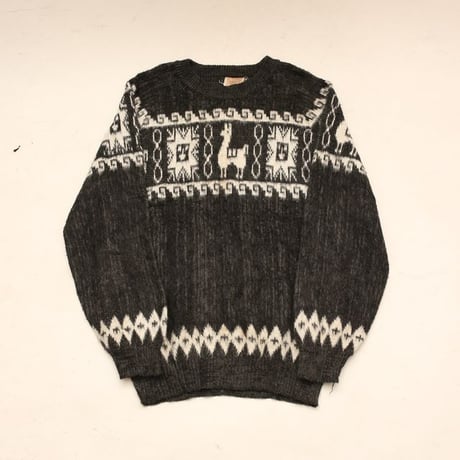 Wool Knit Sweater Hand Made in ECUADOR