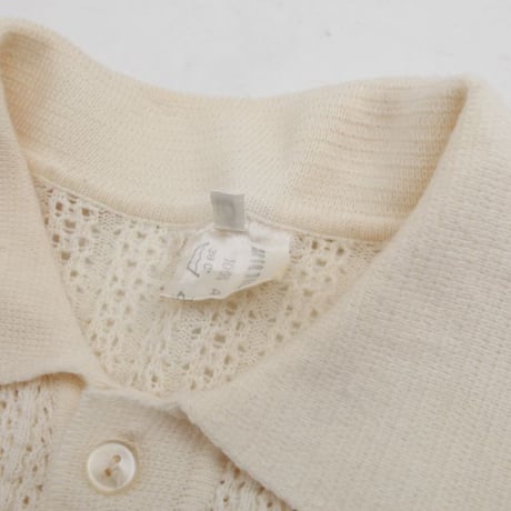 Euro Vintage Knit Polo Shirt