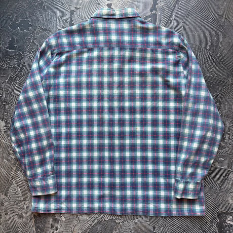 80s Dickies Print Flannel Plaid Shirt