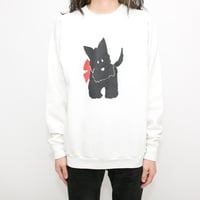 90s Sweat Shirt "Scottish Terrier" MADE IN USA