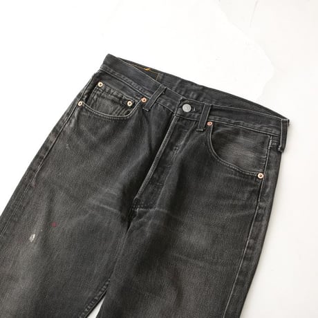 Levi's 501 Black Denim Pants MADE IN UK