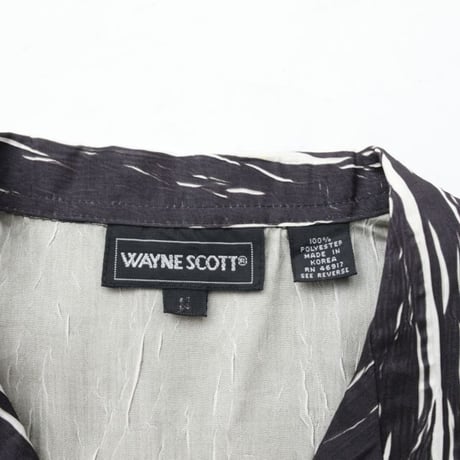 WAYNE SCOTT Polyester S/S Shirt