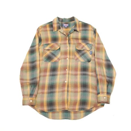 80's Guess Rayon Ombre Check Shirt