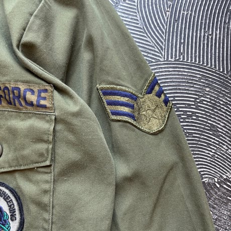 80s US.ARMY OG507 Utility Shirt