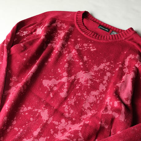 Hard Bleach Wash Cotton Sweater