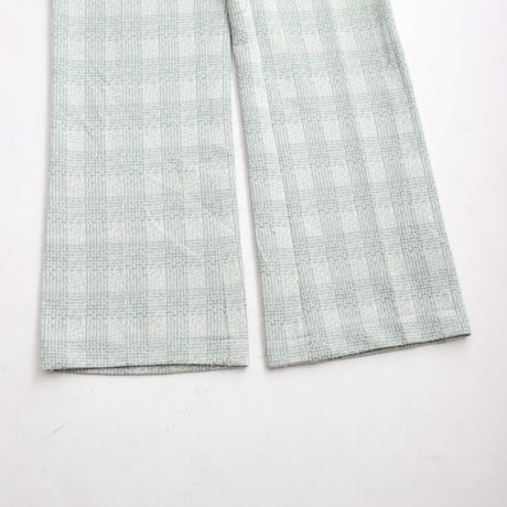 70's Plaid Flared Pants