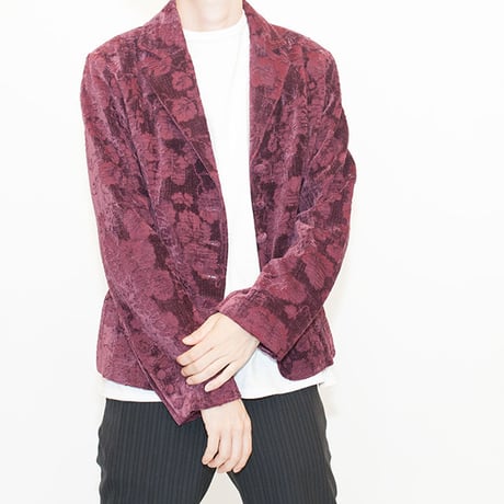 Vintage Emboss Velour Jacket