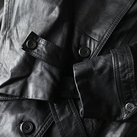 Leather Long Coat