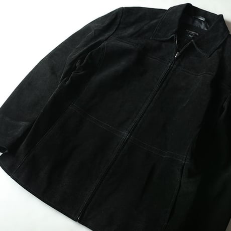 Black Suede Leather Jacket