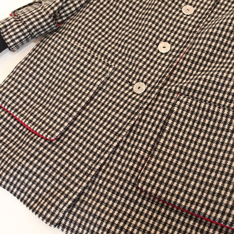Hound tooth Wool Coat